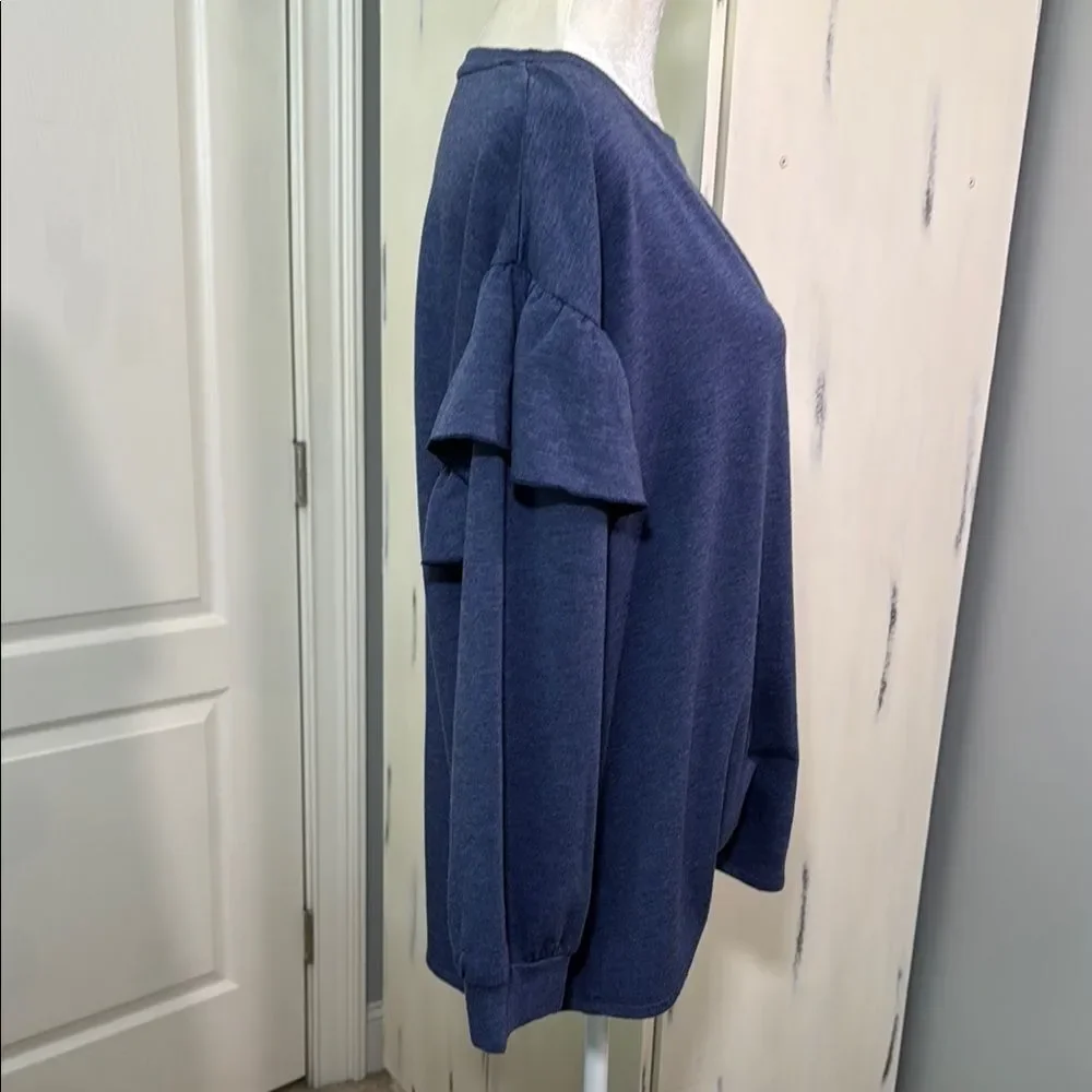 Matilda Jane Deep Blue Long Sleeve Top